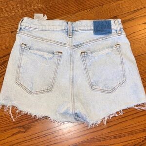 Light Wash Distressed Denim Women’s Shorts